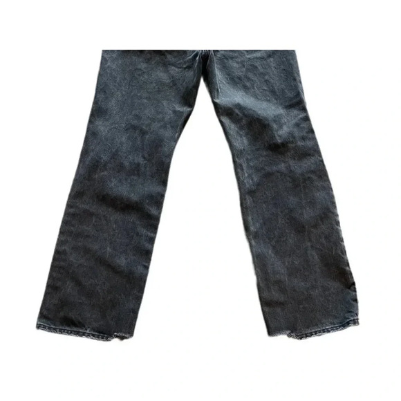 BDG Urban Outfitters High Rise Distressed Relaxed Straight Black Jeans Womens 28 - Picture 13 of 13